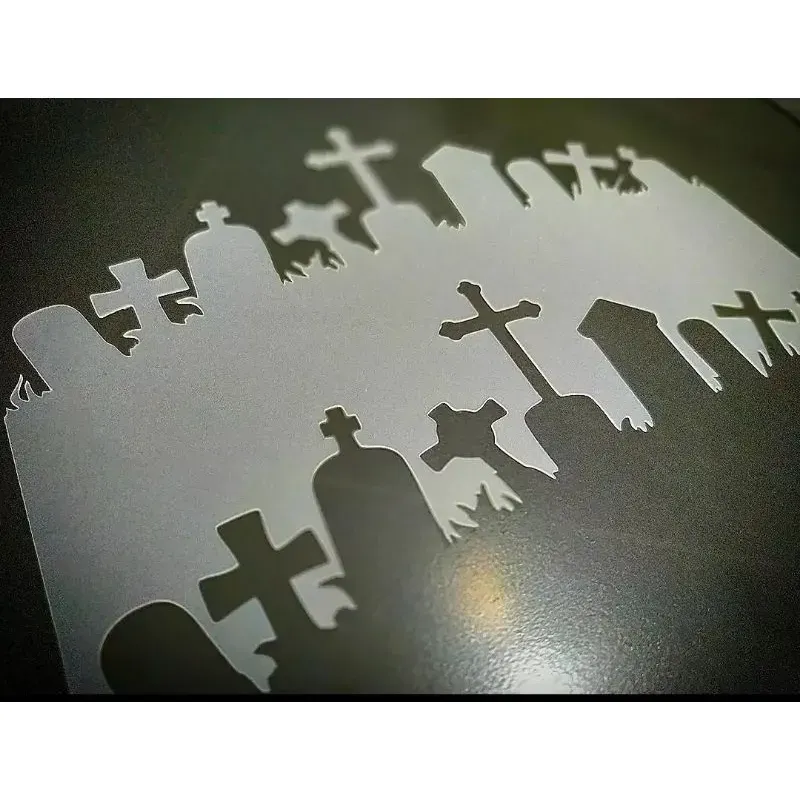 Stencil Cemitério para Pinturas e Aerografias Stencil Cemitério para Pinturas e Aerografias