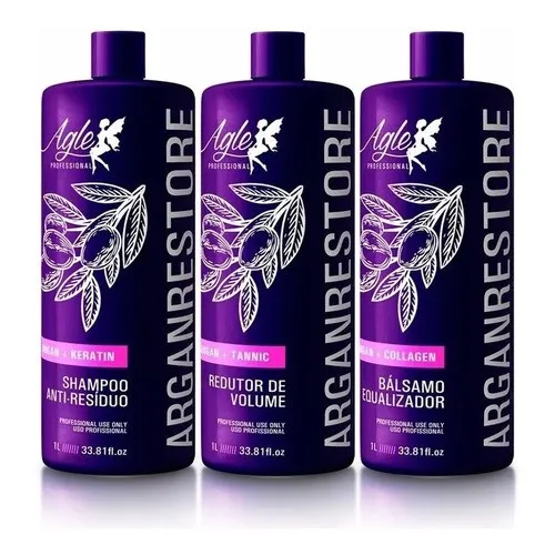 kit selagem termica argan restore 3 itens alisamento profissional kit selagem termica argan restore 3 itens alisamento profissional