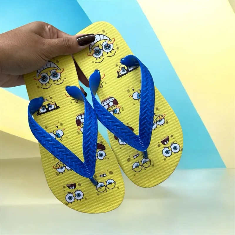 Direto do Fundo do Mar chinelo estampa do Bob Esponja Direto do Fundo do Mar chinelo estampa do Bob Esponja