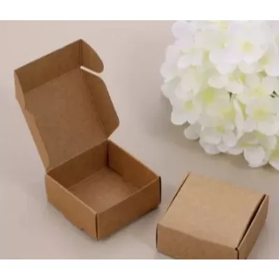 30 Mini Caixinhas kraft 5x5x2 Cm Decoração de Festa Casamento Bijuterias Joia e Balas 30 Mini Caixinhas kraft 5x5x2 Cm Decoração de Festa Casamento Bijuterias Joia e Balas