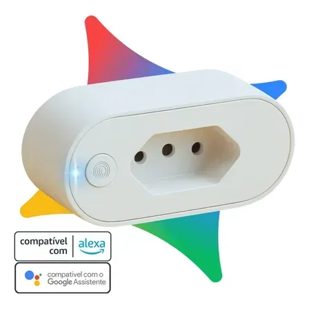 Tomada Inteligente Compatível Com Alexa Google Home Tuya Smart Life Wi-fi Bivolt Com Monitor De Consumo Automação Residencial Smart Plug 110V 220V Bivolt Tomada Inteligente Compatível Com Alexa Google Home Tuya Smart Life Wi-fi Bivolt Com Monitor De Consumo Automação Residencial Smart Plug 110V 220V Bivolt