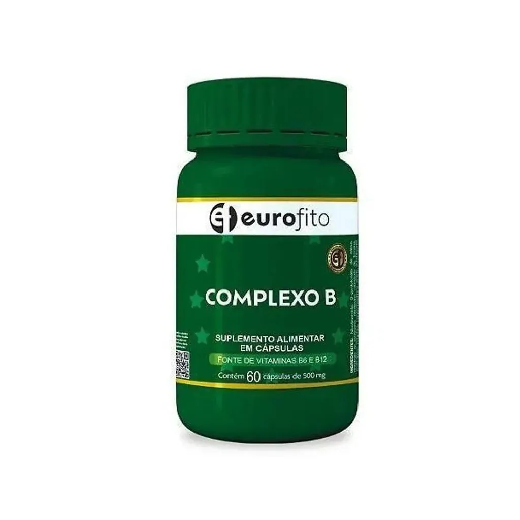 Complexo B 800mg 60 Comprimidos Eurofito Complexo B 800mg 60 Comprimidos Eurofito