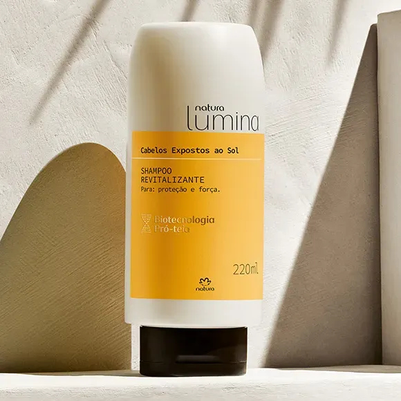 Shampoo Revitalizante para Cabelos Expostos ao Sol Lumina + Cupom de Desconto Shampoo Revitalizante para Cabelos Expostos ao Sol Lumina + Cupom de Desconto