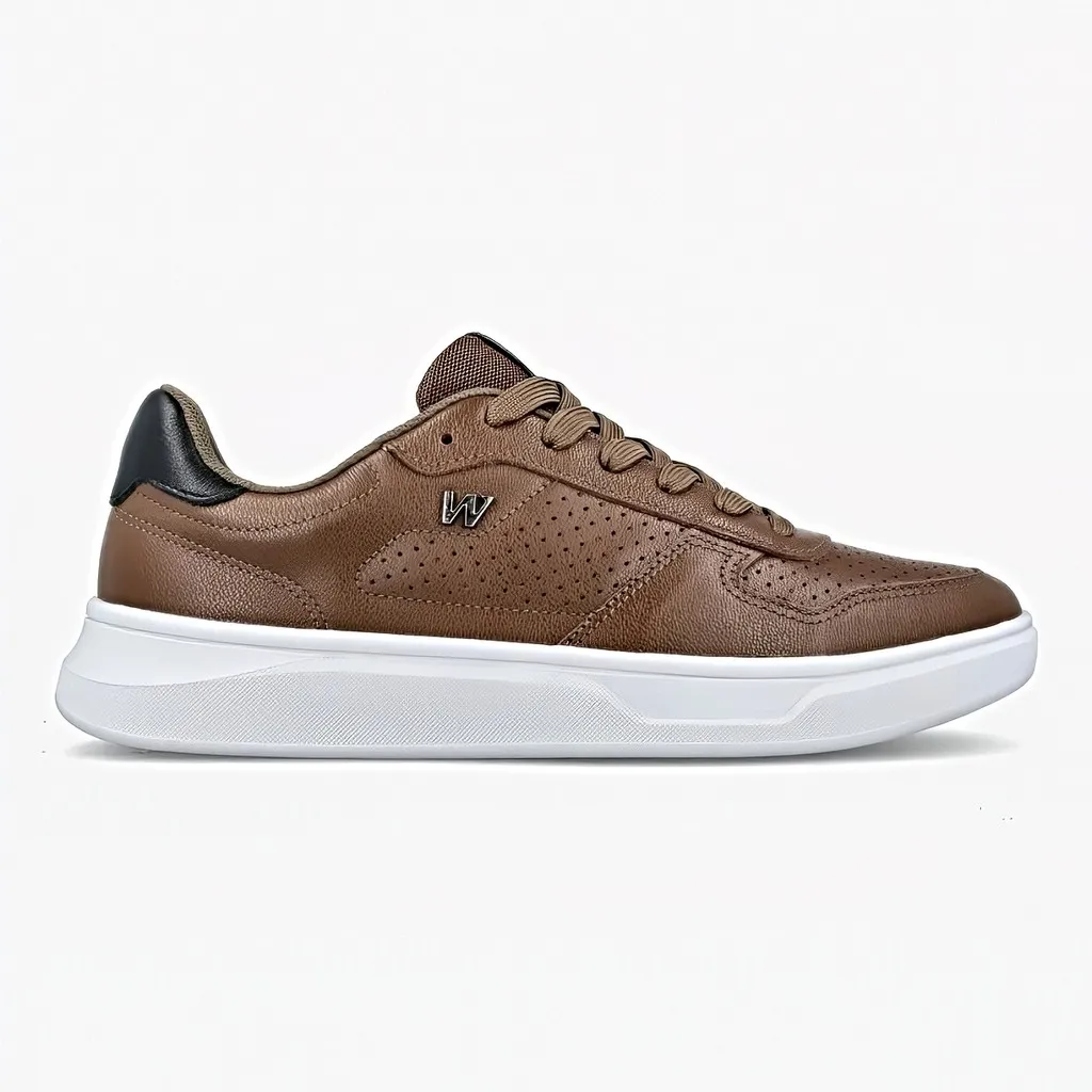 Tenis West Coast Masculino Couro Casual WC Bravus Original Tenis West Coast Masculino Couro Casual WC Bravus Original