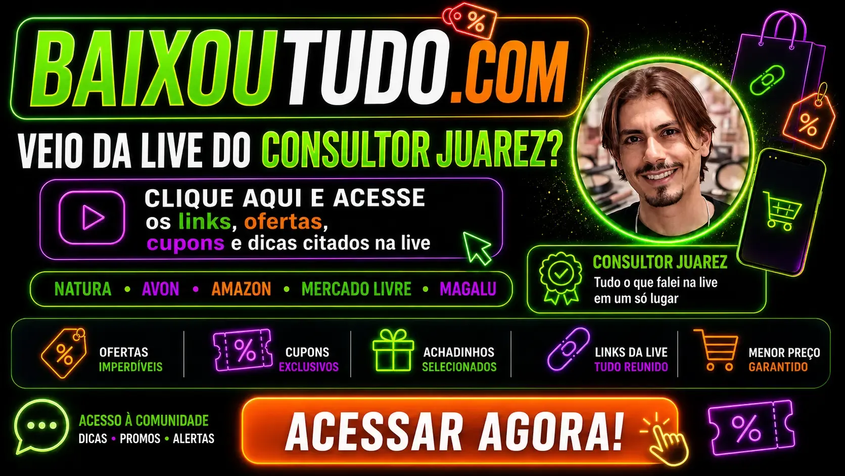 Canal do Consultor Juarez no WhatsApp