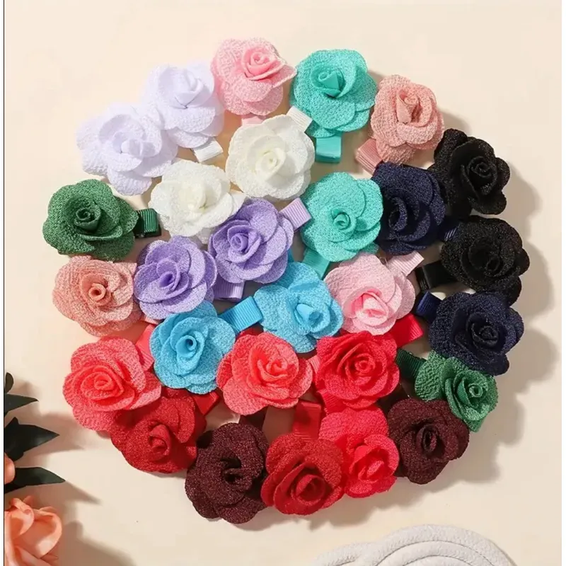 Aplique Flor De Tecido Para Artesanato Laços Tiaras 2,5cm 40 unidades Aplique Flor De Tecido Para Artesanato Laços Tiaras 2,5cm 40 unidades