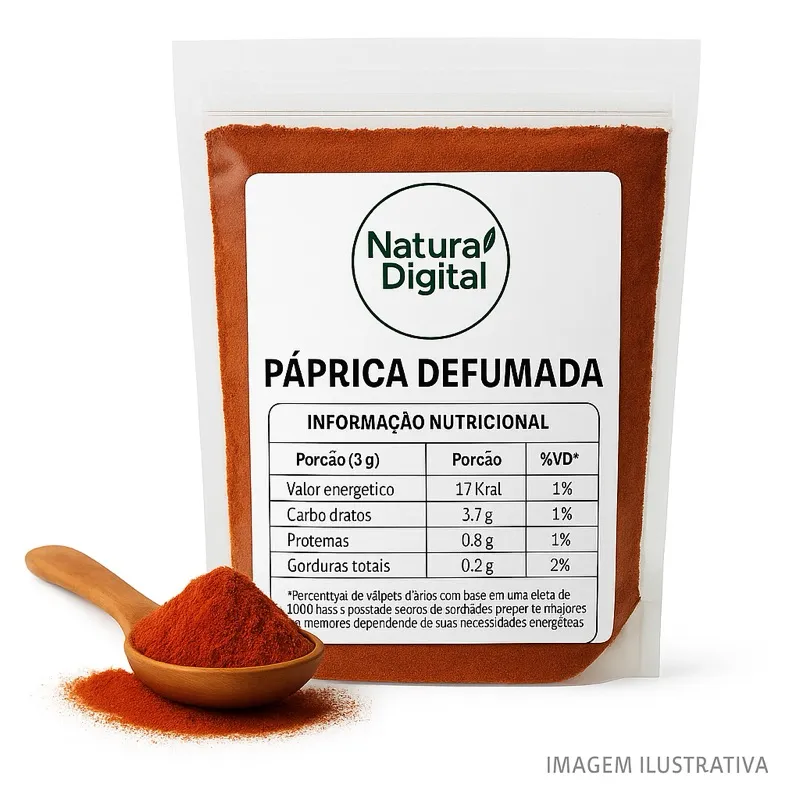 Páprica Defumada Pura | 100% Natural | Toque Gourmet e Aromático | 100g 250g 500g 1kg Páprica Defumada Pura | 100% Natural | Toque Gourmet e Aromático | 100g 250g 500g 1kg