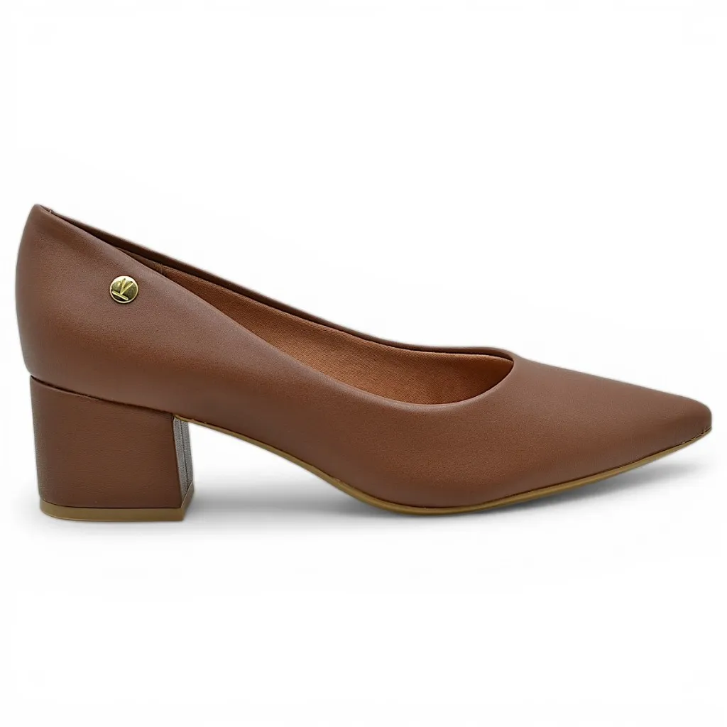 Scarpin Vizzano Feminino Salto Baixo Grosso Conforto Original Scarpin Vizzano Feminino Salto Baixo Grosso Conforto Original