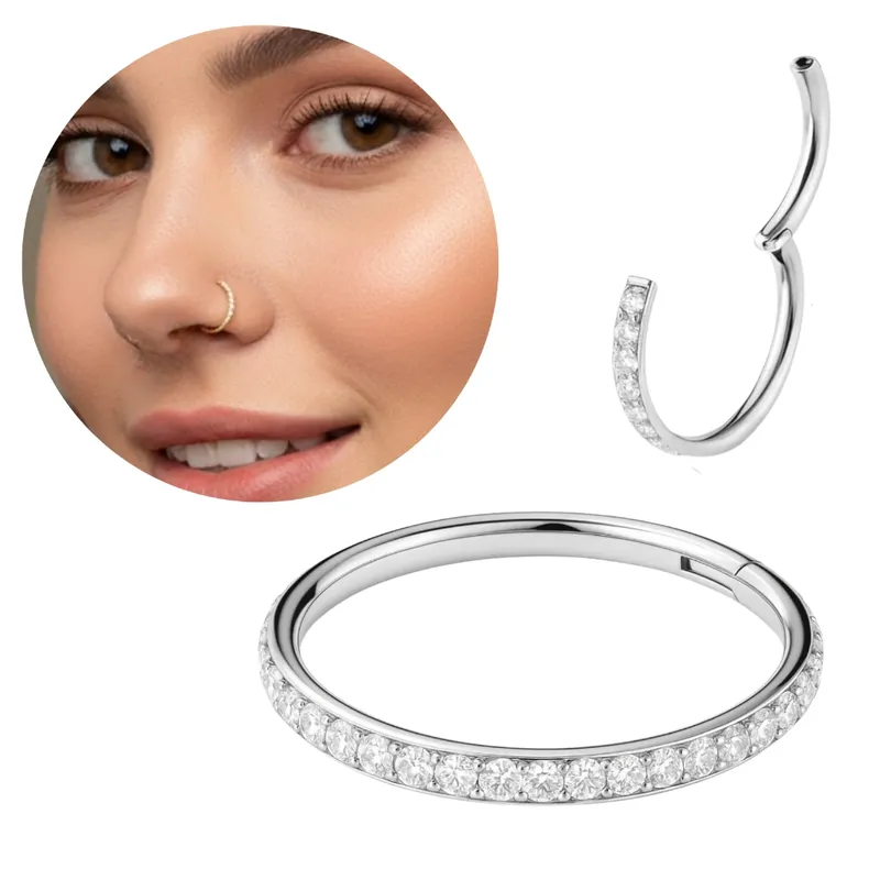 (Semi Joia) Piercing Umbigo Coração Zirconia AntiAlergico Ouro18 Prata925 Aço Cirurgico