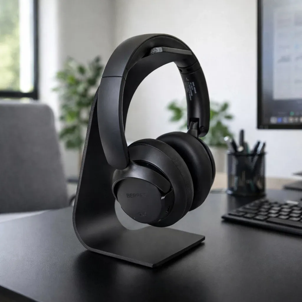 Suporte para Headset Gamer e Home Office | Organizador de Mesa Ergonômico | Base Antiderrapante Suporte para Headset Gamer e Home Office | Organizador de Mesa Ergonômico | Base Antiderrapante