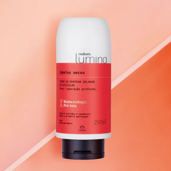 Creme de Pentear Selador de Cutículas Cabelos Secos Lumina + Cupom Creme de Pentear Selador de Cutículas Cabelos Secos Lumina + Cupom