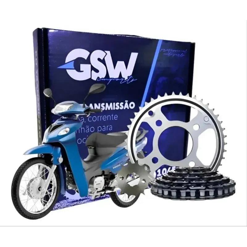 Kit Relação Sundown Web 100 2005 A 2014 Kit Transmissão Sem Retentor Kit Relação Sundown Web 100 2005 A 2014 Kit Transmissão Sem Retentor