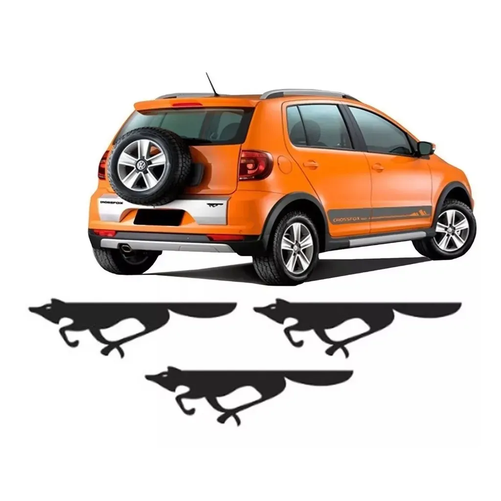 Kit 3 Adesivos Emblema Raposa Vw Fox Crossfox Spacefox Kit 3 Adesivos Emblema Raposa Vw Fox Crossfox Spacefox