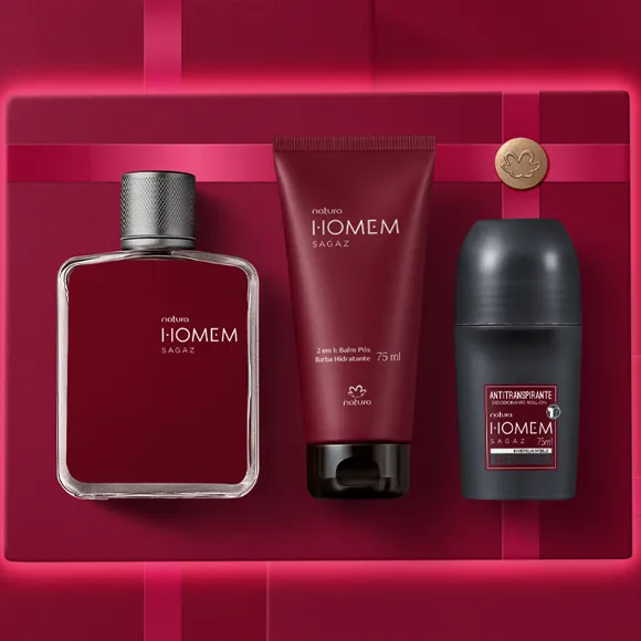 Apenas R$ 152,91 Presente Natura Homem Sagaz com meu cupom de desconto Apenas R$ 152,91 Presente Natura Homem Sagaz com meu cupom de desconto