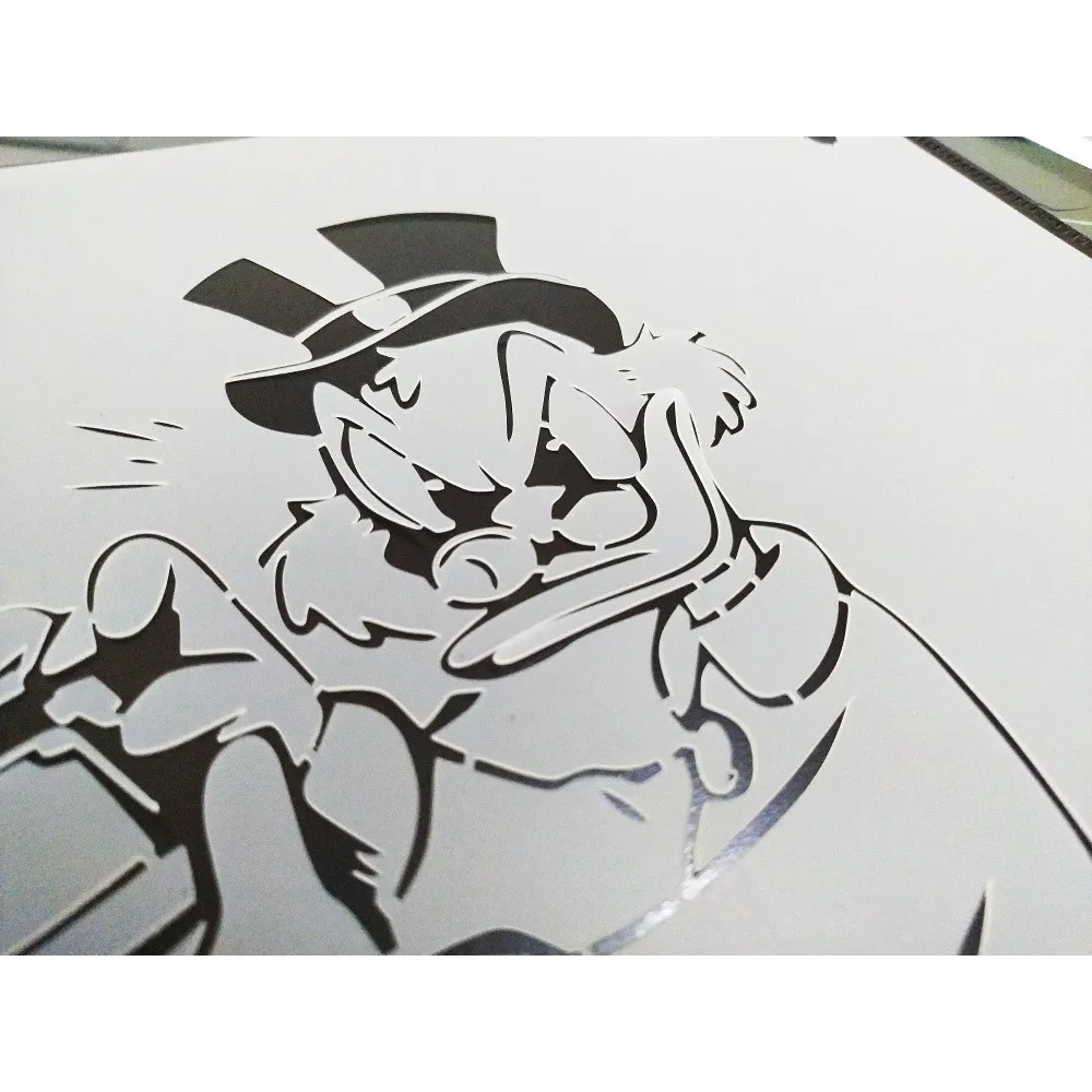 Stencil Tio Patinhas Para Aerografias e Pinturas Stencil Tio Patinhas Para Aerografias e Pinturas