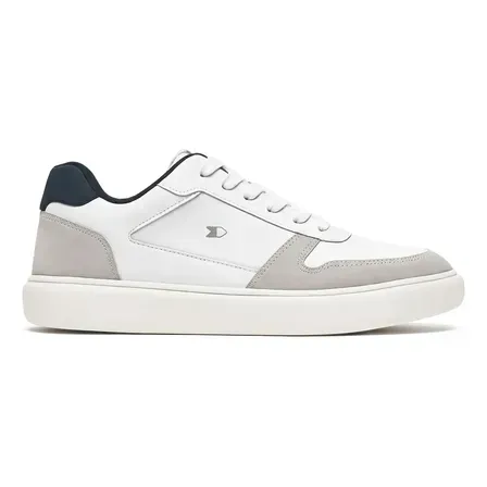 Tênis Sapatenis Masculino Sandrini Evoke Lite Branco Couro Tênis Sapatenis Masculino Sandrini Evoke Lite Branco Couro