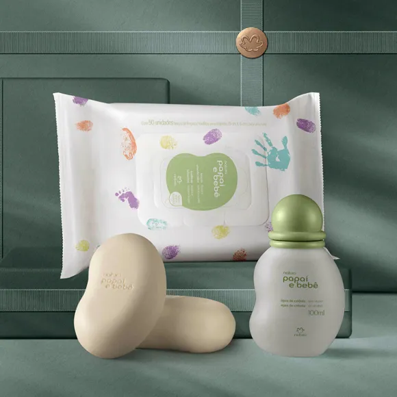 Presente Natura Momento Papai e Bebê + Cupom de Desconto Presente Natura Momento Papai e Bebê + Cupom de Desconto