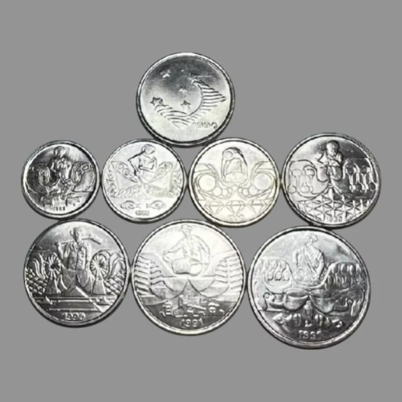 lote 08 Moedas série trabalhadores todas moedas SOB/FC lote 08 Moedas série trabalhadores todas moedas SOB/FC