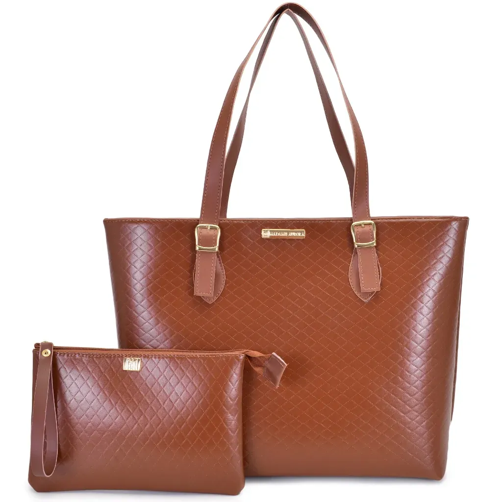 Bolsa Feminina Shopper Casual Grande Faculdade Trabalho Notebook Sacola Alça De Ombro + Necessaire Bolsa Feminina Shopper Casual Grande Faculdade Trabalho Notebook Sacola Alça De Ombro + Necessaire