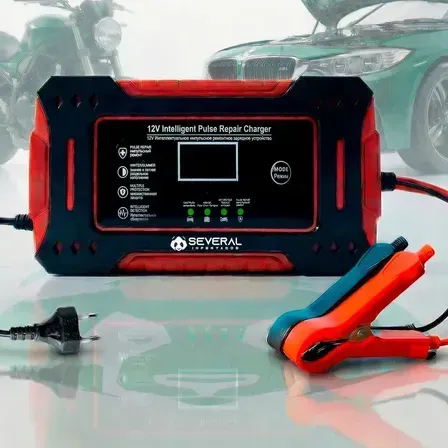 Carregador Inteligente De Bateria Automotiva Several Importados 12v Portátil Rápido Para Carro Moto E Veículos Several Carregador Inteligente De Bateria Automotiva Several Importados 12v Portátil Rápido Para Carro Moto E Veículos Several