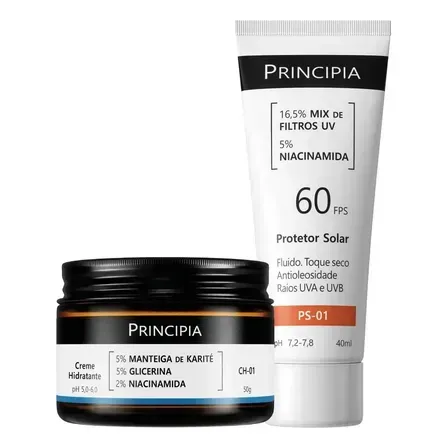 Principia Kit Hidratação E Proteção Facial Ch-o1 + Ps-01 Todo Tipo De Pele Dia/noite Principia Kit Hidratação E Proteção Facial Ch-o1 + Ps-01 Todo Tipo De Pele Dia/noite