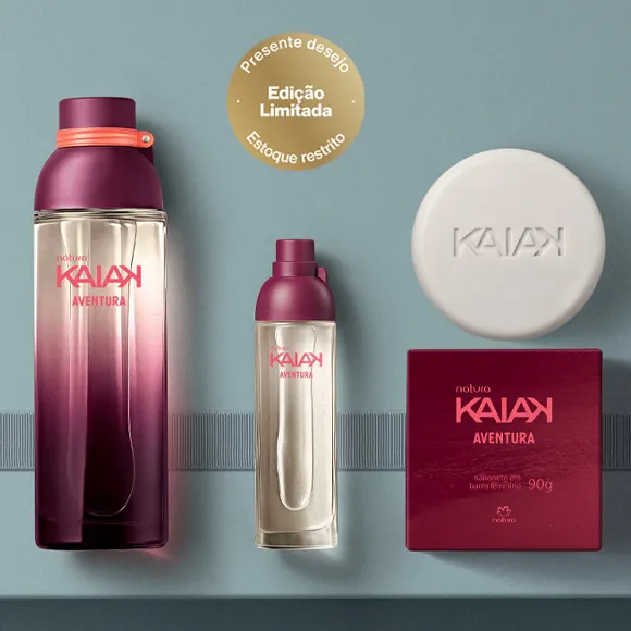 Apenas R$ 127,41 Presente Natura Kaiak Aventura Feminino com meu cupom Apenas R$ 127,41 Presente Natura Kaiak Aventura Feminino com meu cupom