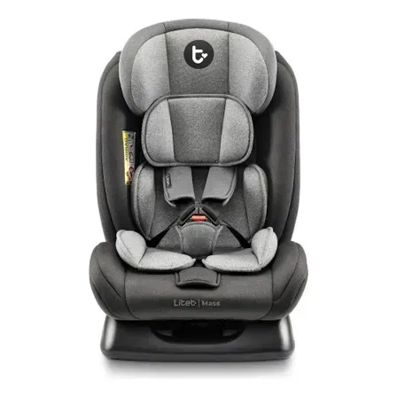 Cadeirinha Infantil Para Carro Mass Litet 0 A 36kg Preta E Cinza Com 13 Ajustes E 4 Reclínios - BB458 Cadeirinha Infantil Para Carro Mass Litet 0 A 36kg Preta E Cinza Com 13 Ajustes E 4 Reclínios - BB458