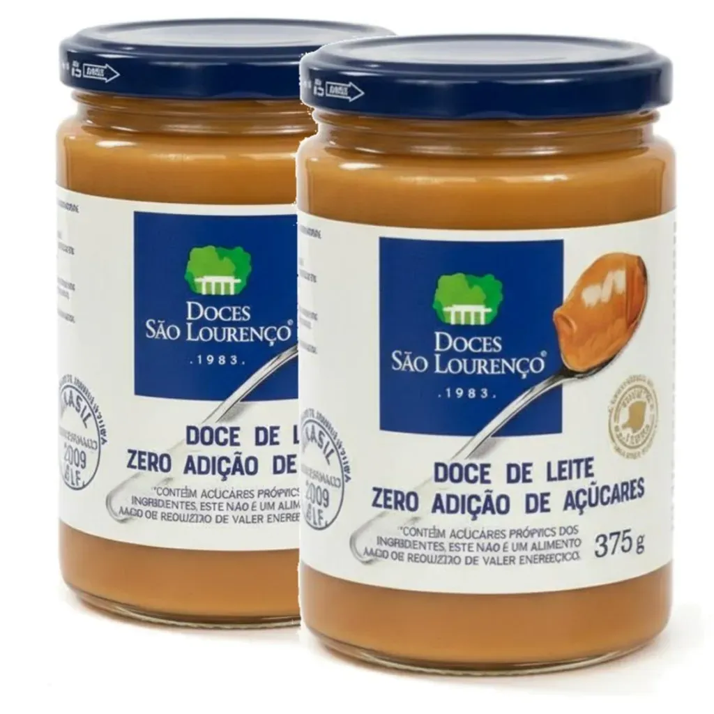 Kit c/ 2und Doce de Leite Puro Zero SÃO LOURENÇO 375g Kit c/ 2und Doce de Leite Puro Zero SÃO LOURENÇO 375g