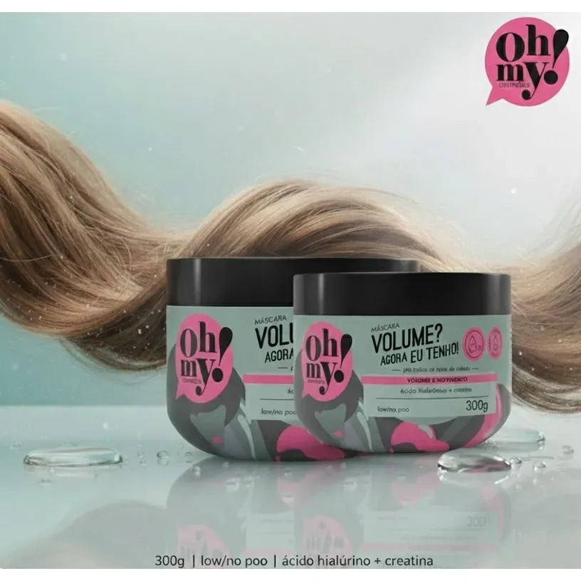 Máscara Oh My! Volume? Agora Eu Tenho! 300g Máscara Oh My! Volume? Agora Eu Tenho! 300g