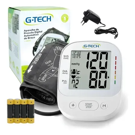 Medidor De Pressão Arterial Digital De Braço Portátil G-tech Medidor La800 Medidor De Pressão Arterial Digital De Braço Portátil G-tech Medidor La800