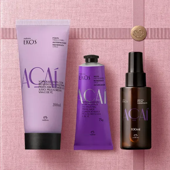 Apenas R$ 93,41 Presente Natura Ekos Açaí com meu cupom Apenas R$ 93,41 Presente Natura Ekos Açaí com meu cupom