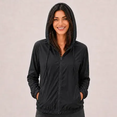 Jaqueta Feminina Izing Corta Vento Tendencia 2026 Fit Aspen Preto G Liso Jaqueta Feminina Izing Corta Vento Tendencia 2026 Fit Aspen Preto G Liso