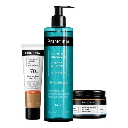 Principia Kit Protetor Cor 4.0 + Limpeza + Hidrata Principia Kit Protetor Cor 4.0 + Limpeza + Hidrata