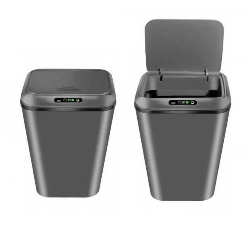 Lixeira16L com Sensor Movimento Automático Inteligente Recarregavel Toque Cesto Lixo Casa Lixeira16L com Sensor Movimento Automático Inteligente Recarregavel Toque Cesto Lixo Casa