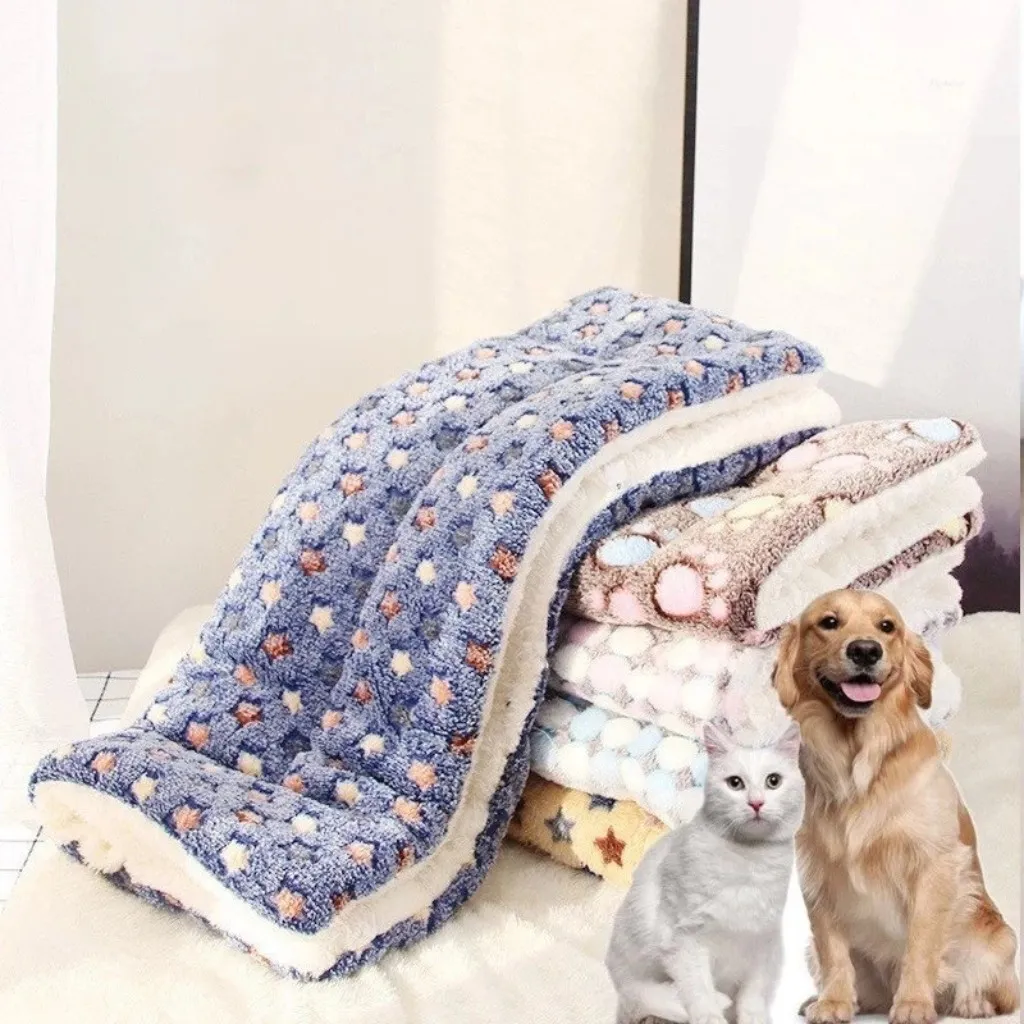 Caminha Pano Confortável para Cachorros e Gatos Multifuncional com Várias Estampas Disponíveis Caminha Pano Confortável para Cachorros e Gatos Multifuncional com Várias Estampas Disponíveis