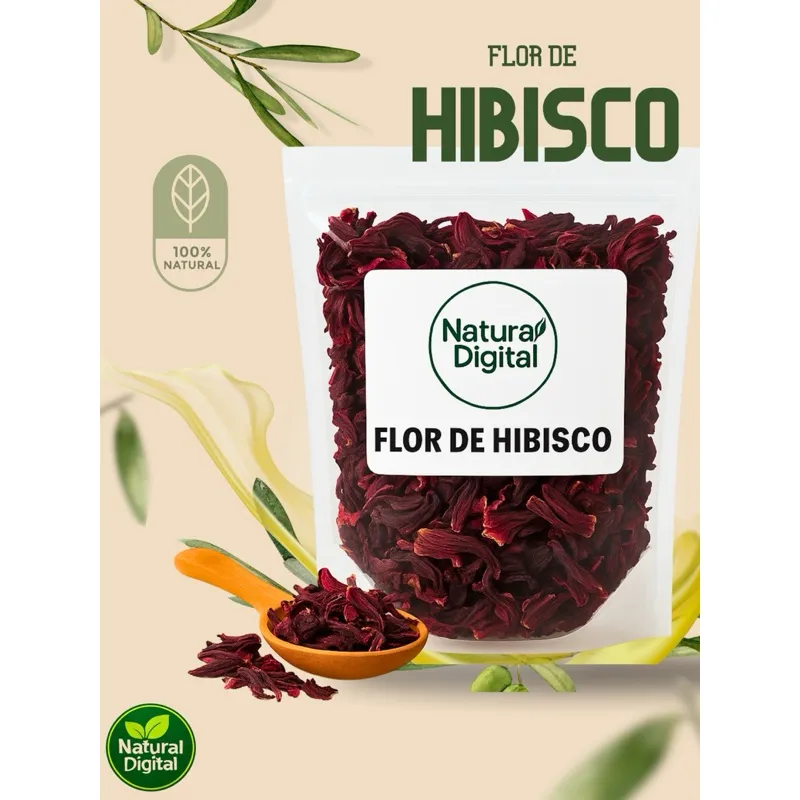 Flor de Hibisco Desidratada Natural Digital – 250 g | 500 g | 1 kg Flor de Hibisco Desidratada Natural Digital – 250 g | 500 g | 1 kg