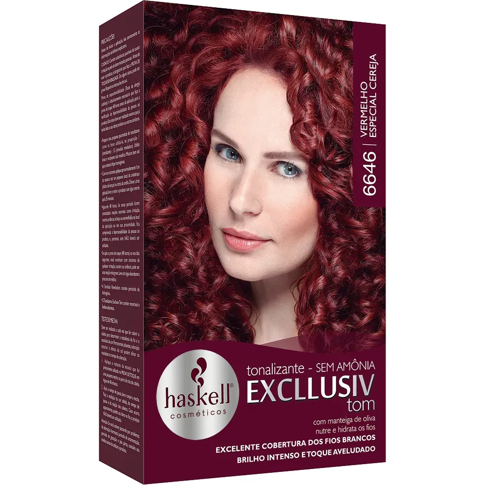 Tonalizante 6646 - Vermelho Especial Cereja Haskell Tonalizante 6646 - Vermelho Especial Cereja Haskell
