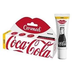 Carmed Coca-Cola Hidratante Labial Incolor Brilho Gloss 10g Cimed Original Carmed Coca-Cola Hidratante Labial Incolor Brilho Gloss 10g Cimed Original