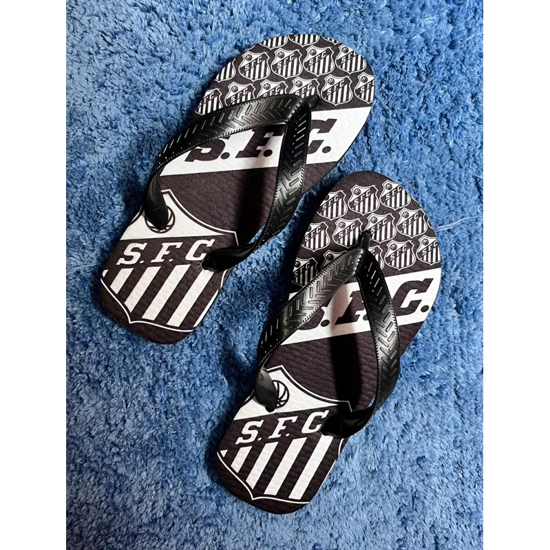 Chinelo estampado Time Santos Adulto Infantil Chinelo estampado Time Santos Adulto Infantil