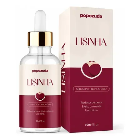 Lisinha Sérum Popozuda Pós Depilação Pele Macia Pelos Finos 1 Frasco Lisinha Sérum Popozuda Pós Depilação Pele Macia Pelos Finos 1 Frasco