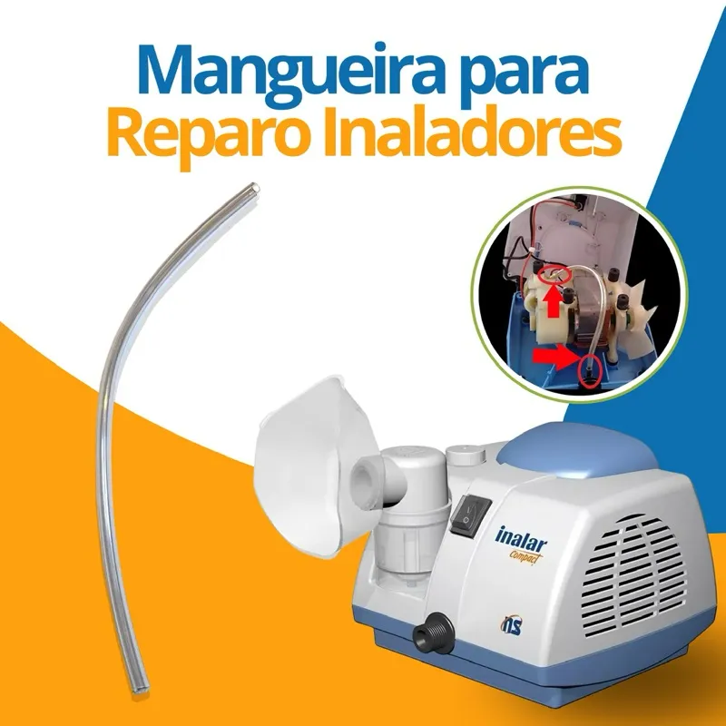 Reparo interno mangueira para nebulizado Inalar/Oron Reparo interno mangueira para nebulizado Inalar/Oron