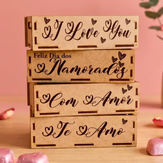 Kit 10 Bandejas MDF 20x15 Dia dos Namorados Atacado Revenda Cesta Café Manhã Impressão UV Te Amo Kit 10 Bandejas MDF 20x15 Dia dos Namorados Atacado Revenda Cesta Café Manhã Impressão UV Te Amo