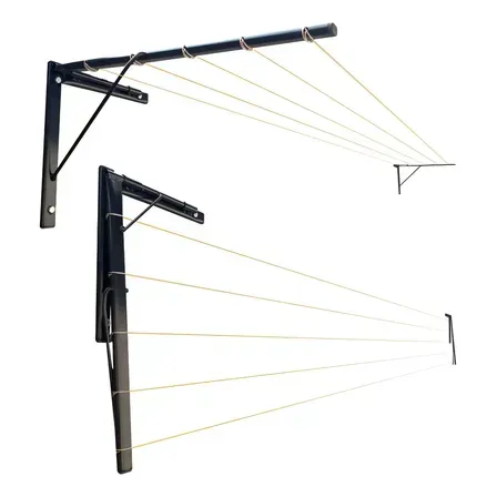 Varal De Parede E Muro Reforçado Suporta Até 90 Kg Preto Varal De Parede E Muro Reforçado Suporta Até 90 Kg Preto