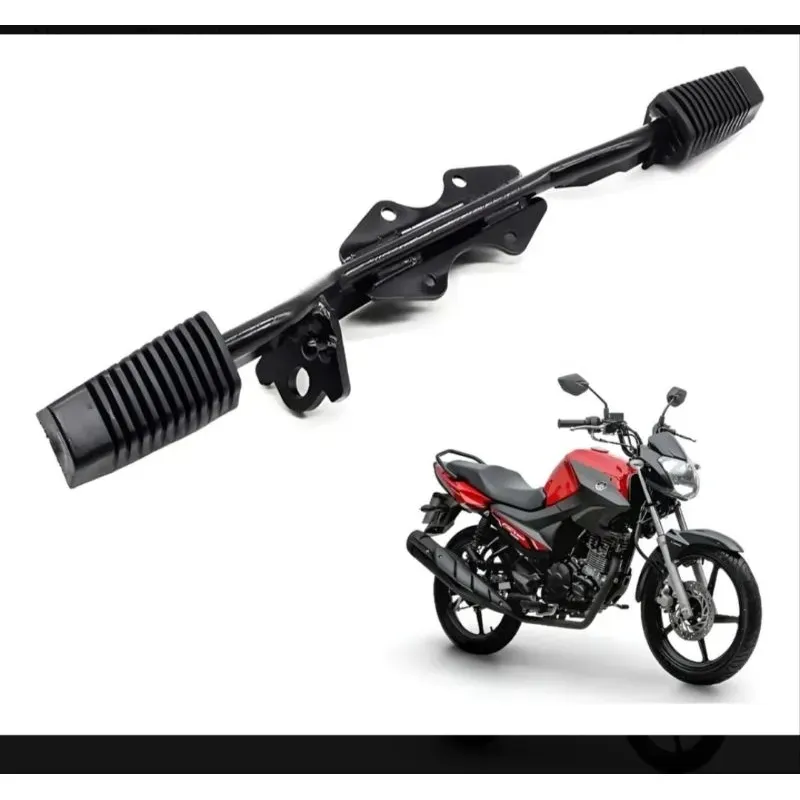 Suporte Pedal Dianteiro Fazer 150 Factor 150 2014 a 2022 Estribo Moto sem borrachas Suporte Pedal Dianteiro Fazer 150 Factor 150 2014 a 2022 Estribo Moto sem borrachas
