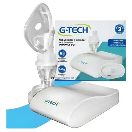 Inalador Nebulizador Compressor G-tech Dc1 Bivolt Portátil Bivolt Inalador Nebulizador Compressor G-tech Dc1 Bivolt Portátil Bivolt