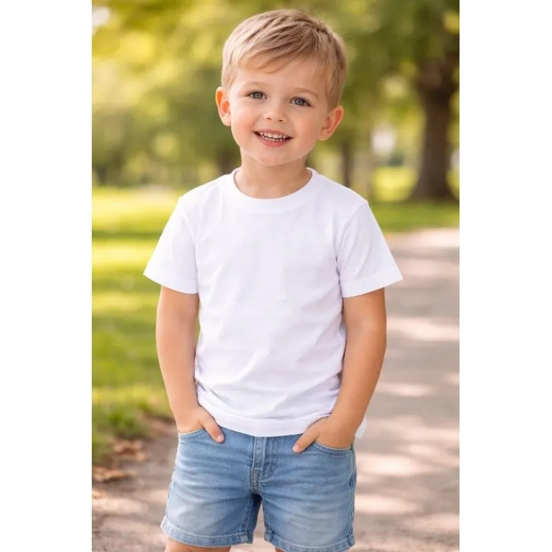 Camiseta Bebê Infantil Unissex 100 Porcento Algodão Camiseta Bebê Infantil Unissex 100 Porcento Algodão