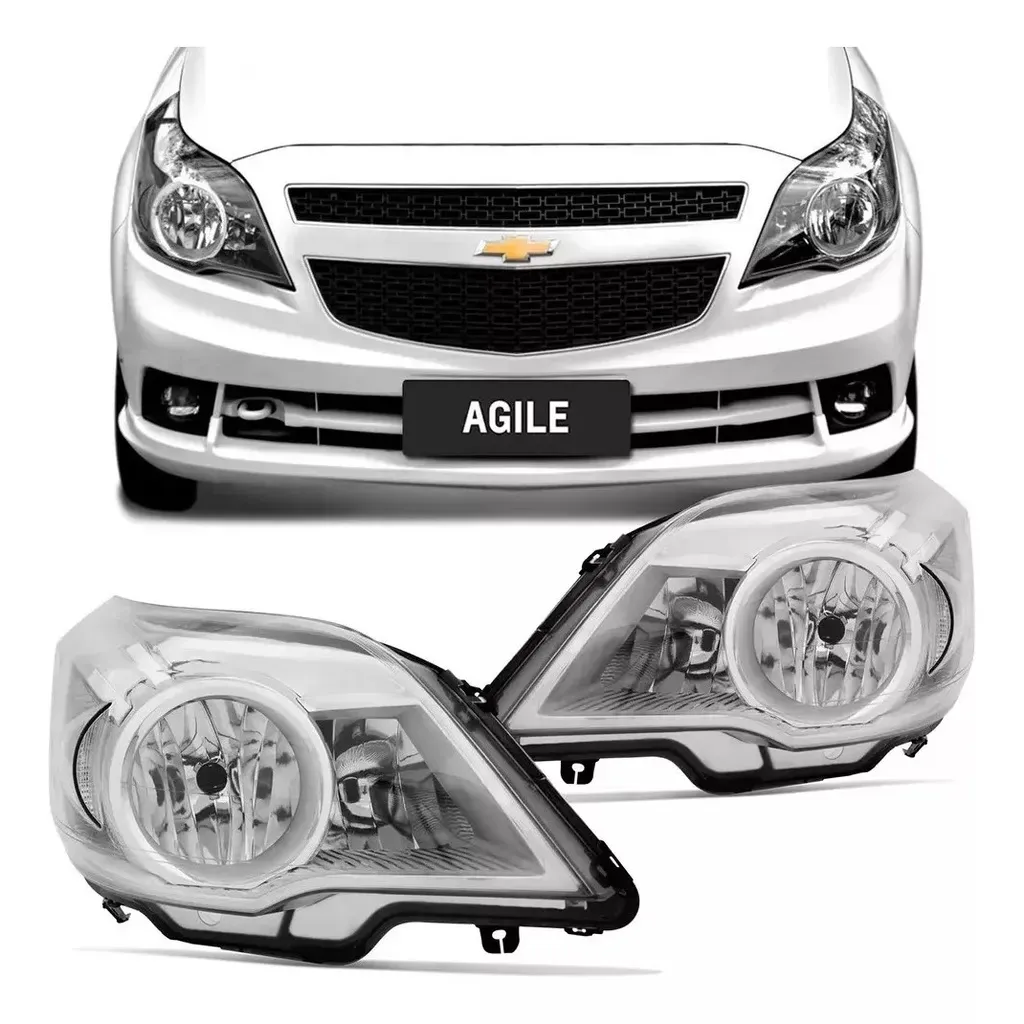Par Farol Montana Mascara Cromada 2009 A 2014 Par Farol Montana Mascara Cromada 2009 A 2014