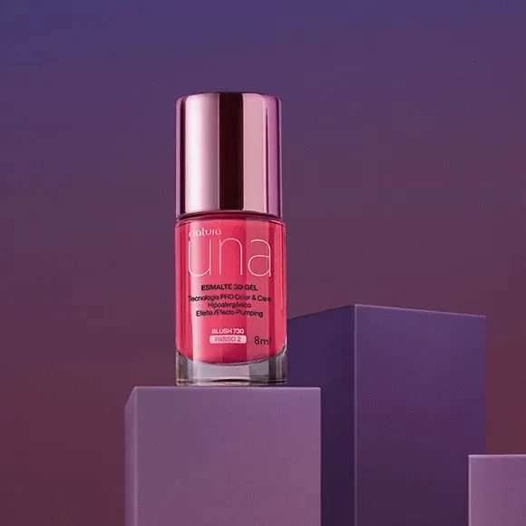 Esmalte 3D Gel Una Blush 750 + Cupom de Desconto Esmalte 3D Gel Una Blush 750 + Cupom de Desconto