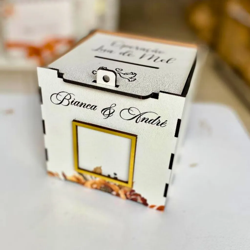 CAIXA PARA CASAMENTO OPERAÇÃO LUA DE MEL PERSONALIZADA E COM QRCODE CAIXA PARA CASAMENTO OPERAÇÃO LUA DE MEL PERSONALIZADA E COM QRCODE