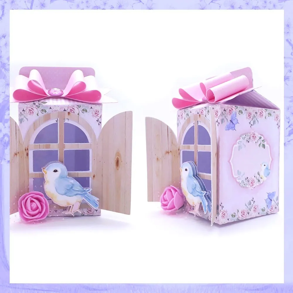 Caixas Personalizadas Jardim Encantado / Jardim dos Passarinhos 3d Caixas Personalizadas Jardim Encantado / Jardim dos Passarinhos 3d